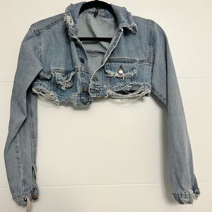 CARMAR Cropped jean jacket